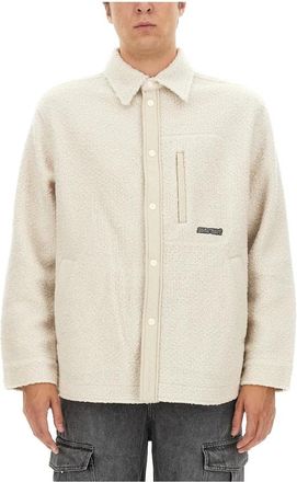 Isabel Marant Maja Shirt - Heren - Casual Overhemden - Beige - M - Polyester - Overhemden