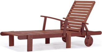 Habitat & Jardin Tumbona marr&oacute;n 193 x 74 x 80 cm
