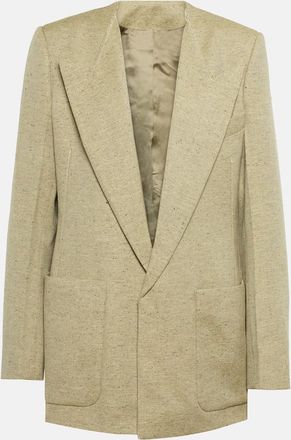 Victoria Beckham Single-breasted wool-blend blazer