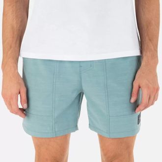 Hurley Phantom Naturals Baja Volley Walkshorts Mens Blue Drawstring DSGL324
