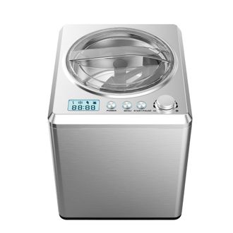 Melissa M&aacute;quina Para Hacer Helados De 2 L, 180 W, Acero Inoxidable, Congelaci&oacute;n R&aacute;pida