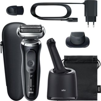 Braun Rasoio Elettrico Series 7 71-n7200cc Trimmer Wet e Dry Nero - Braun