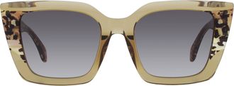 Just Cavalli Smoke Gradient Butterfly Ladies Sunglasses SJC099V 06A9 53
