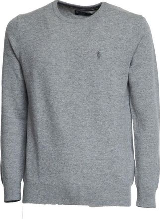Polo Ralph Lauren Logo Wool Sweater - Grey