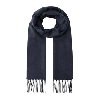 Hackett Geo Navy Sjaal - unisex - Accessoires - Blauw - Maat: ONE Size