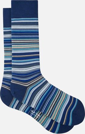 Paul Smith Mens Paul Smith Signature Stripe Socks 47 Navy - Blue - Size: 16/14.5/8/15/8.5/15.5/9/13/13.5/14/6.5/7/7.5/11.5/5/12/5.5/12.5/6/3.5/3/10.5/4/11/4.5