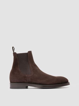 Officine Creative Ortega 003 Leather Chelsea Boots in Brown at Nordstrom, Size 44