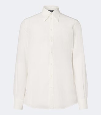Dolce & Gabbana Camicia in cr&ecirc;pe de chine di seta