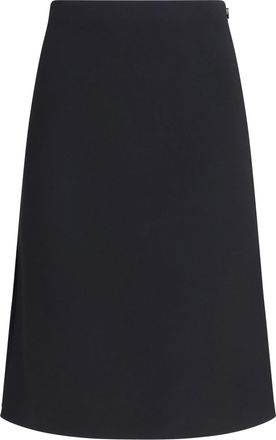 Fendi Womens Skirt Wool And Silk Black (ovis Aries)