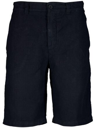 120% Lino mid-rise linen bermuda shorts - men - Linen/Flax - 46 - Blue
