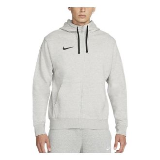Nike Park Fleece Full-Zip Soccer Hoodie Grey CW6887-063
