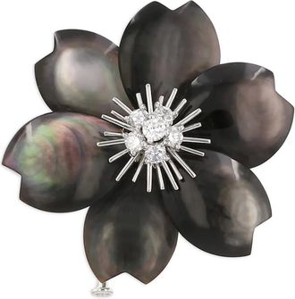 Van Cleef & Arpels Spilla con madreperla anni 2000 - Nero