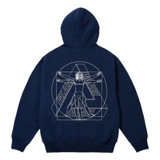 Palace Paltruvian Tri Hoodie Navy P30HD046
