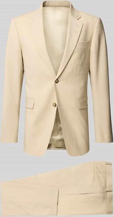 Tiger Of Sweden Anzug mit Reverskragen Modell JUSTIN in Beige, Gr&ouml;&szlig;e 46