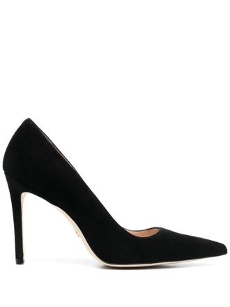 Stuart Weitzman 105mm pointed leather pumps - Black