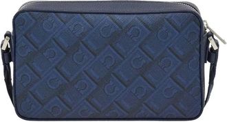 Ferragamo Monogram Bum Bag - male - Ferragamo - Cross Body Bags - Blue - ONE SIZE - Bags