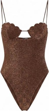 Os&eacute;ree Badmode, Dames, Bruin, L, Lumiere Shell Maillot
