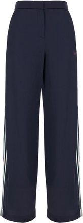 Off-white Stripe Broeken - Dames - Wijde Broeken - Blauw - S - Broeken