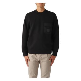 Emporio Armani Hombre, Sudaderas, Negro, Talla: L