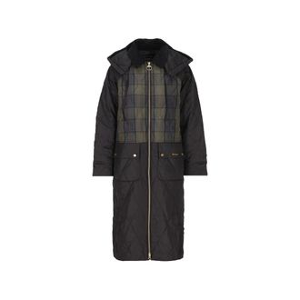 Barbour Osbourne Quilted Tartan-panelled Jacket