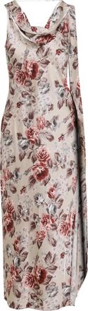 Acne Studios Jurk met gedrapeerde bloemenprint - Dames - Feestkleedjes - Veelkleurig - XS - Kleedjes