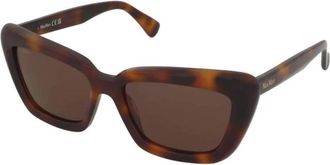 Max Mara Full-frame Zonnebril - unisex - Zonnebrillen - Bruin - 54 MM - Accessoires
