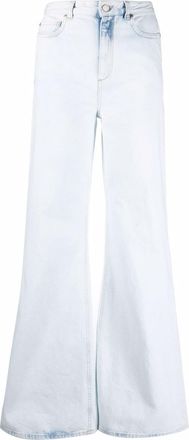 Dorothee Schumacher high-waist wide-leg jeans - women - Cotton/Polyester/Cotton - 0 - Blue