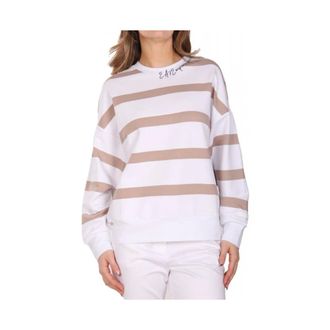 Emporio Armani Emporio Armani Ea7, Dames, Sweatshirts & Hoodies, Wit, Maat: XS Katoen