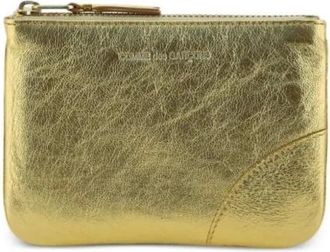 Comme Des Garçons Accessoires, unisex, Geel, ONE Size, Gouden en Zilveren Pouch