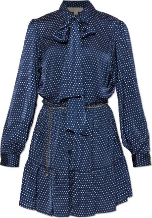 Michael Kors Dot Ls Mini Dress Clothing