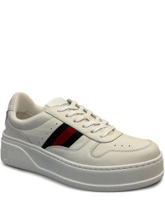 Gucci chunky sneakers - women - Calf Leather/Fabric/Rubber - 36 - White