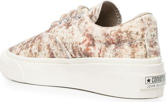 Converse Mens Skid Grip Ox Sneaker Multicolor Canvas Rubber