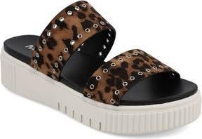 Mia Lexi Platform Slide Sandal in Leopard Print at Nordstrom Rack, Size 7.5