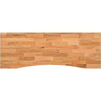 vidaXL Vidaxl - Tablero Escritorio Rectangular Madera Maciza Roble Marr&oacute;n Claro