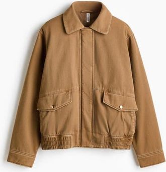 H&M Padded Jacket in Dark Beige at Nordstrom, Size Xx-Large