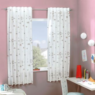 Delindo Lifestyle Gardine »MAGIC« verdeckte Schlaufen 1 Stk. tlg. HxB: 175x140cm, Leuchtet in der Nacht