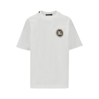 Dolce & Gabbana Logo patch T-shirt Man 46