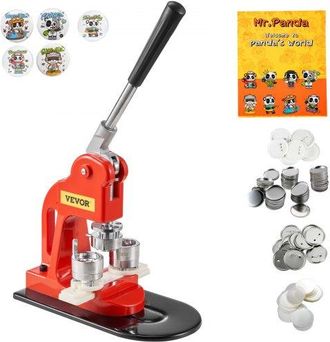 OEM Button Maker Maschine, 25 Mm (1 Zoll) Badge Punch Press Kit, Kinder Diy Geschenke Pin Maker, Button Herstellung Zubeh&ouml;r Mit 500 Stk. Button Teile & Kr