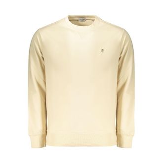 Coveri Moving Coveri Bewegende Beiger Katoenen Heren Sweatshirt