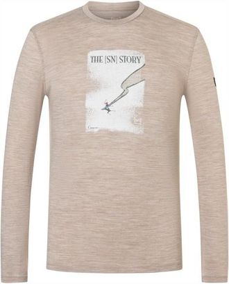 super.natural The SN Story L/S Longsleeve f&uuml;r Herren | beige