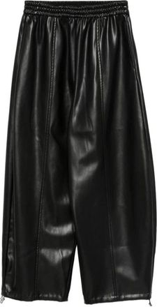 Pinko Spezia Broek - Dames - Wijde Broeken - Zwart - XS - Polyester - Broeken