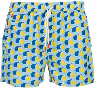 Kiton Costume Mare - Heren - Strandmode - Blauw - S - Badmode