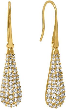 Dean Davidson Margaux Pavé Drop Earrings in White Topaz/Gold at Nordstrom