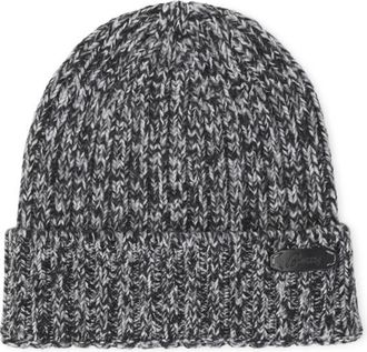 Brioni Black Knitted Beanie Cap