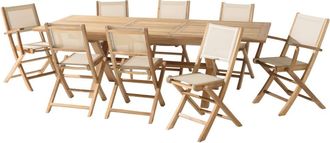 Macabane Conjunto de sal&oacute;n de jard&iacute;n para 10/12 personas