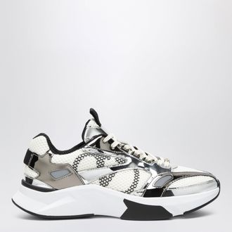 Valentino Garavani Demivee sneakers in Ivory and Silver