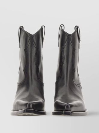 Premiata leather texanese boots