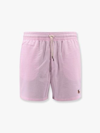 Ralph Lauren Boxer mare in misto cotone a righe con ricamo logo - POLO RALPH LAUREN - gender_Man