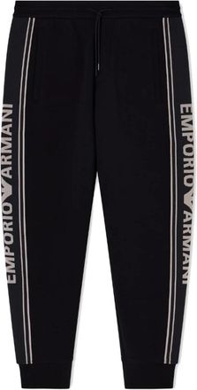Emporio Armani Slim Fit Broeken - Heren - Sweatpants - Zwart - 2XL - Broeken