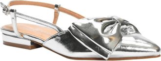 Chinese Laundry Womens Harmony Bow Slingback Shoe In Silver